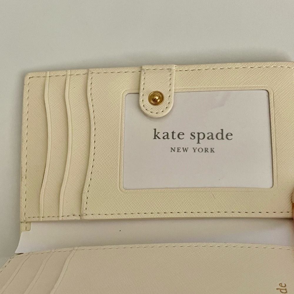 Kate Spade ♠️ Purl Embellished Small Slim Bifold Wallet - Picture 6 of 8